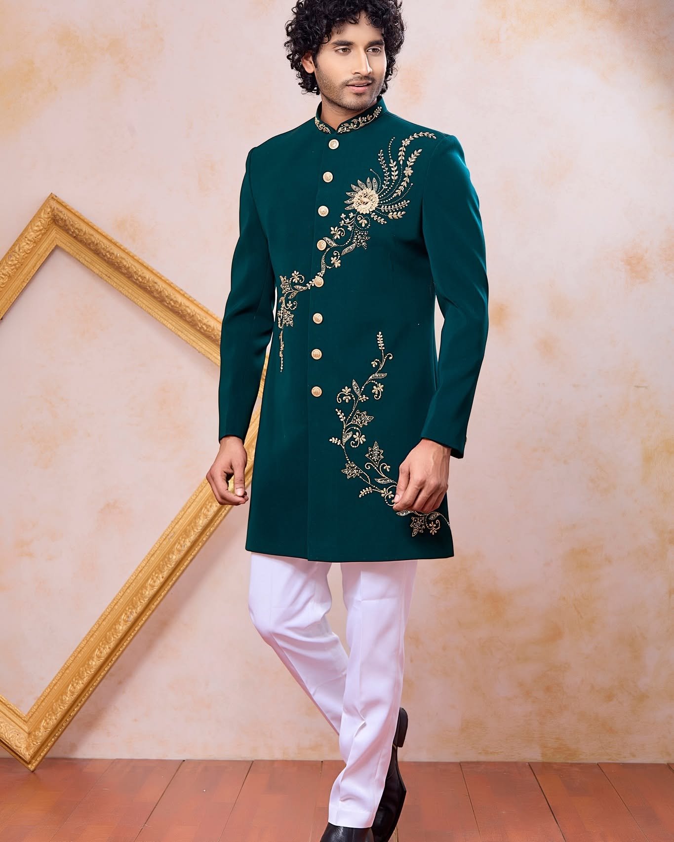 Make a statement with timeless Indo Western elegance